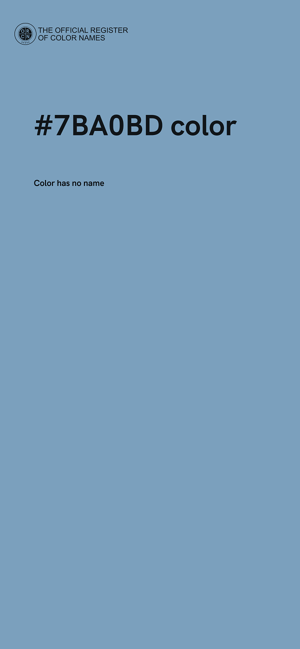 #7BA0BD color image