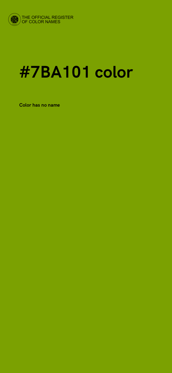 #7BA101 color image