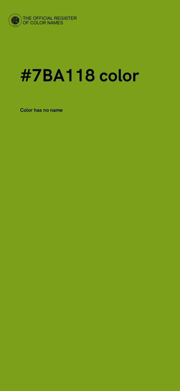 #7BA118 color image