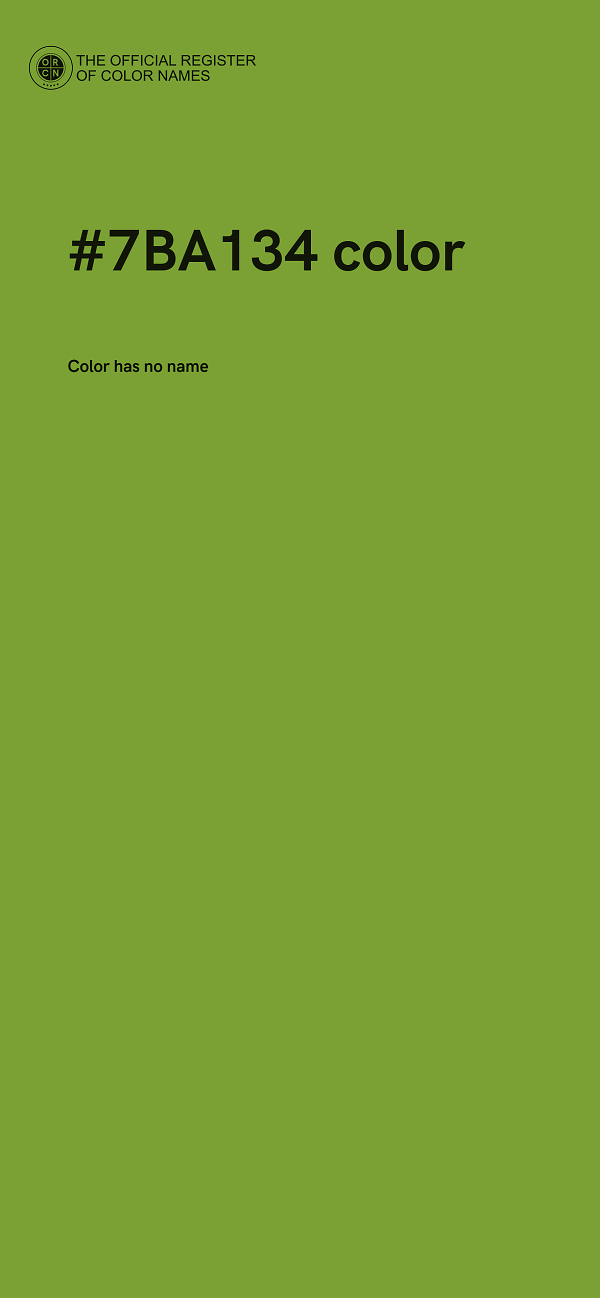 #7BA134 color image
