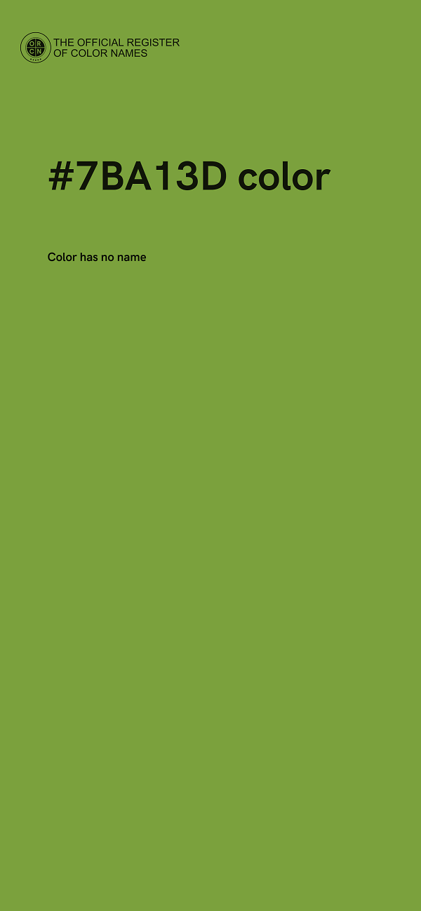 #7BA13D color image
