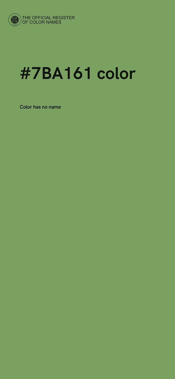 #7BA161 color image