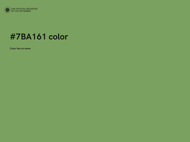#7BA161 color image