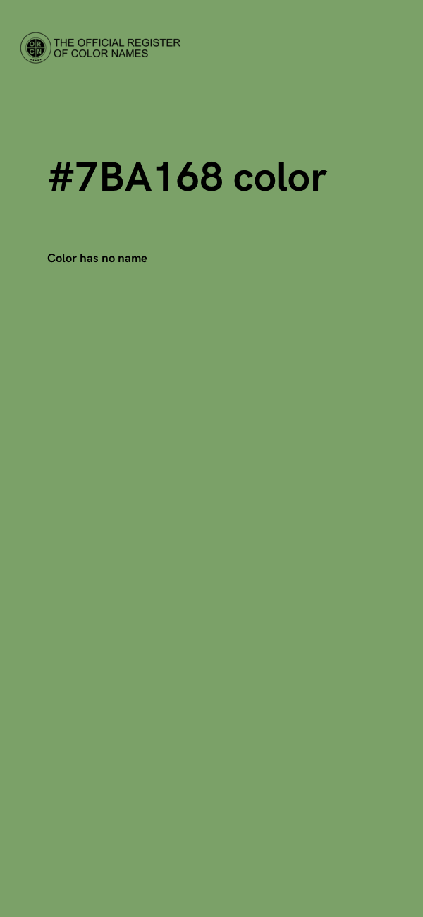 #7BA168 color image