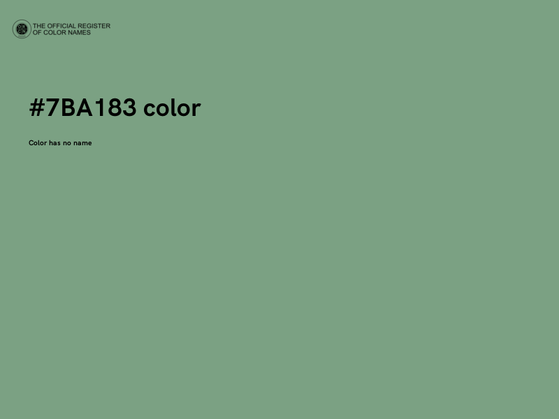 #7BA183 color image