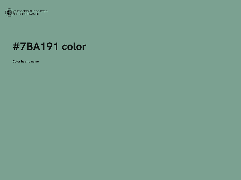#7BA191 color image