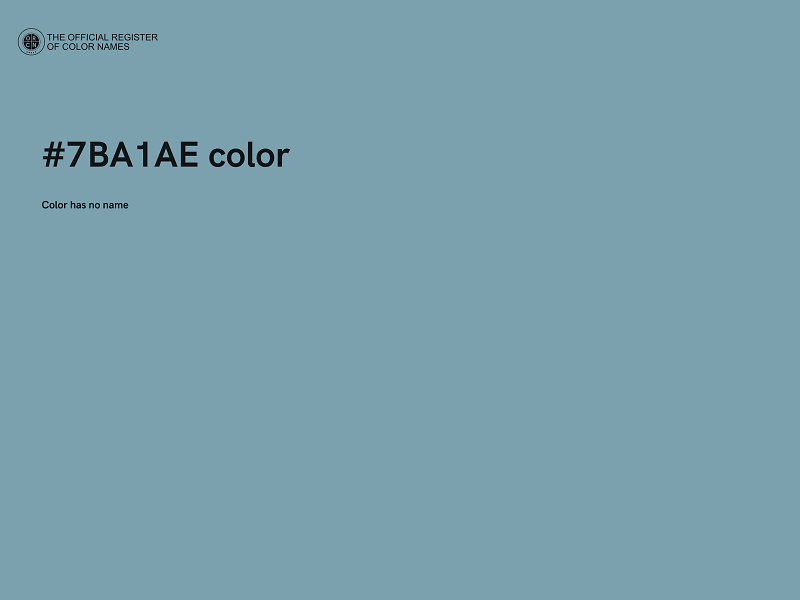 #7BA1AE color image