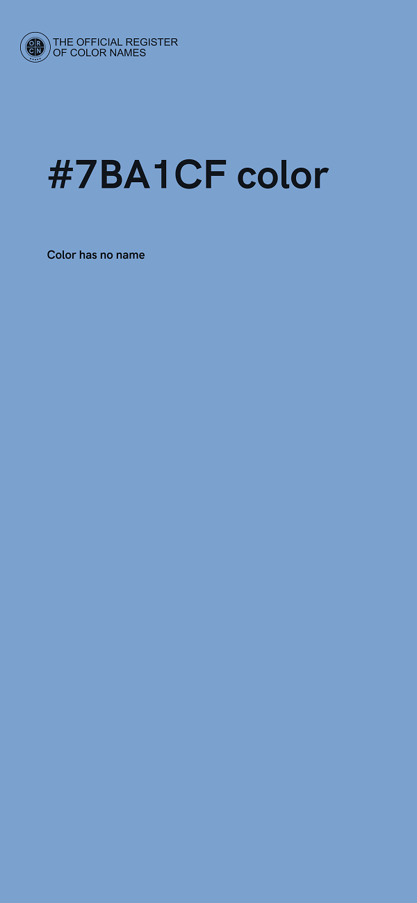#7BA1CF color image