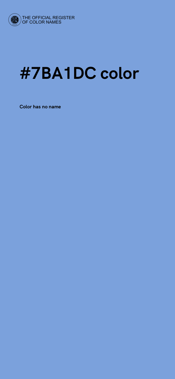 #7BA1DC color image
