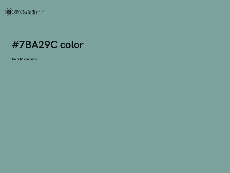 #7BA29C color image