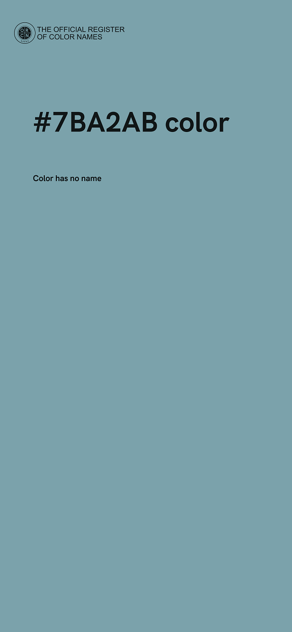 #7BA2AB color image