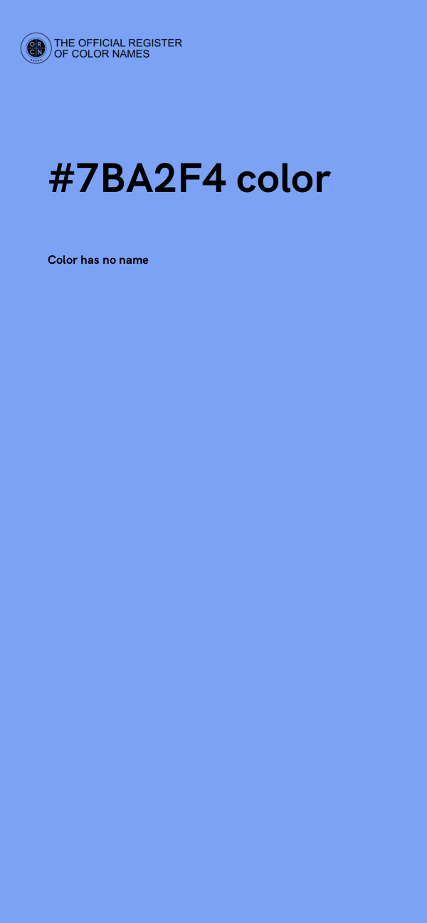#7BA2F4 color image