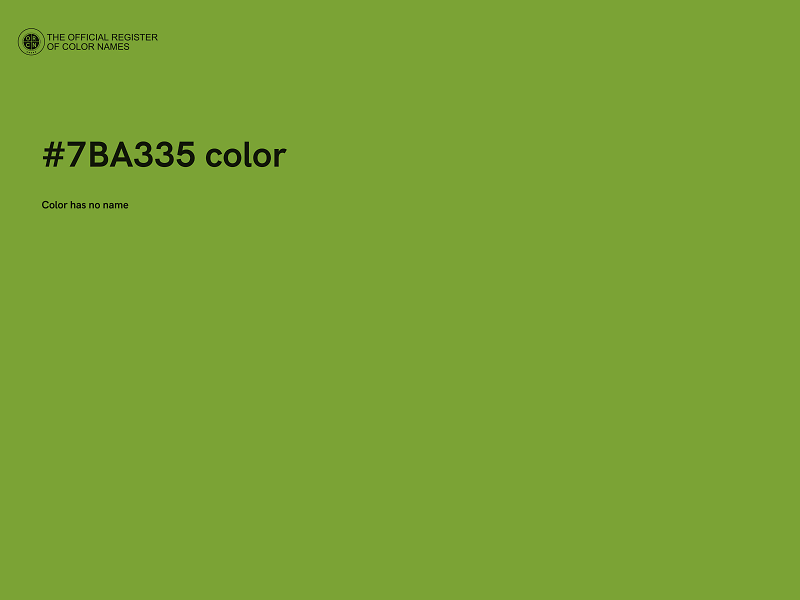 #7BA335 color image