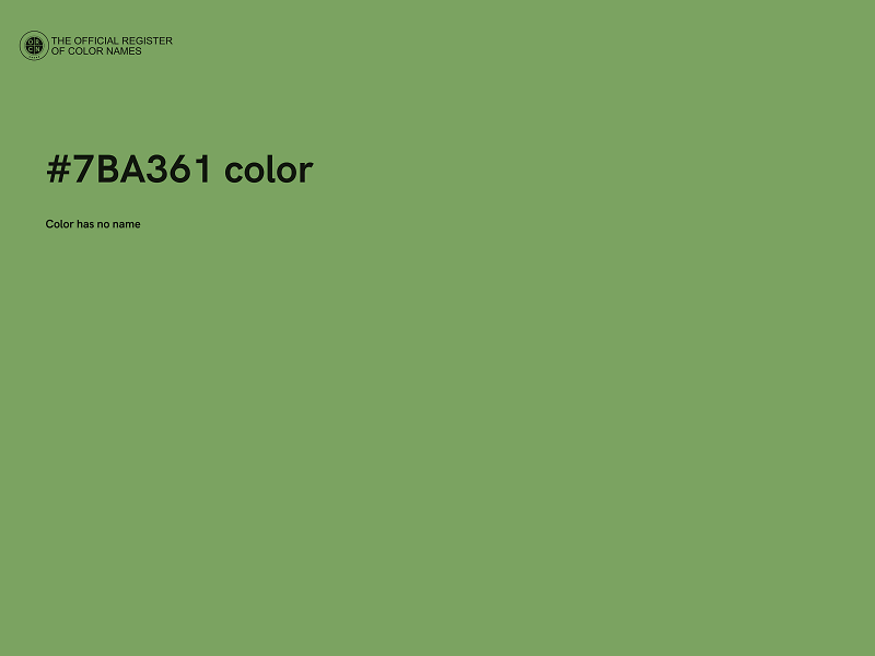 #7BA361 color image