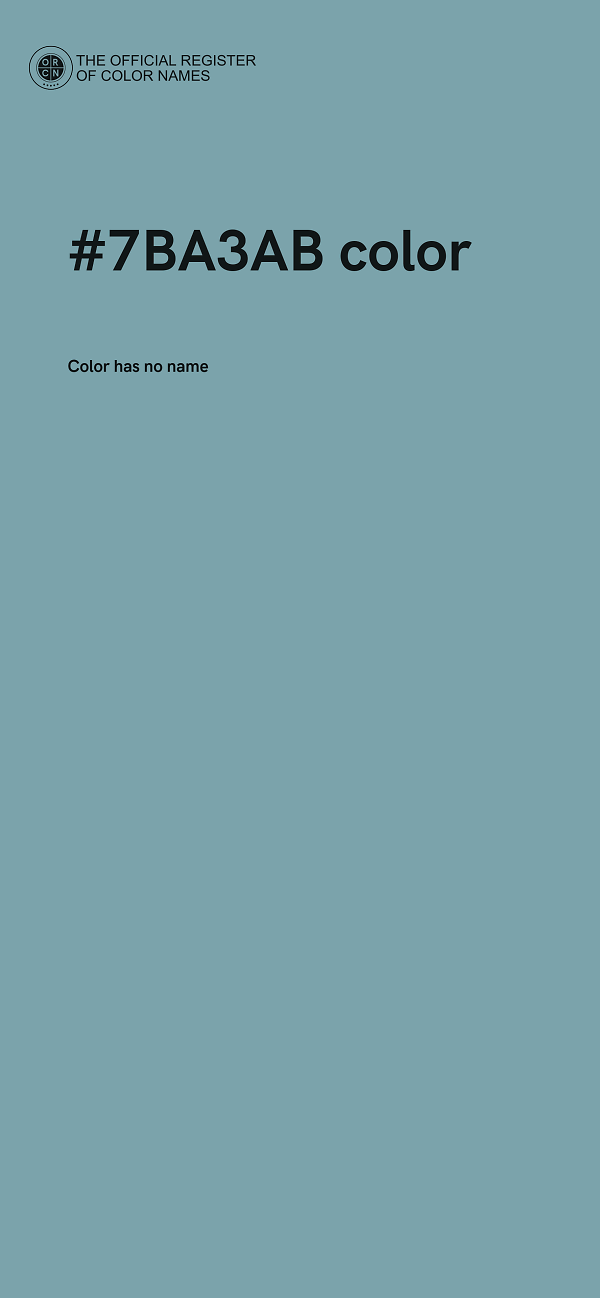 #7BA3AB color image