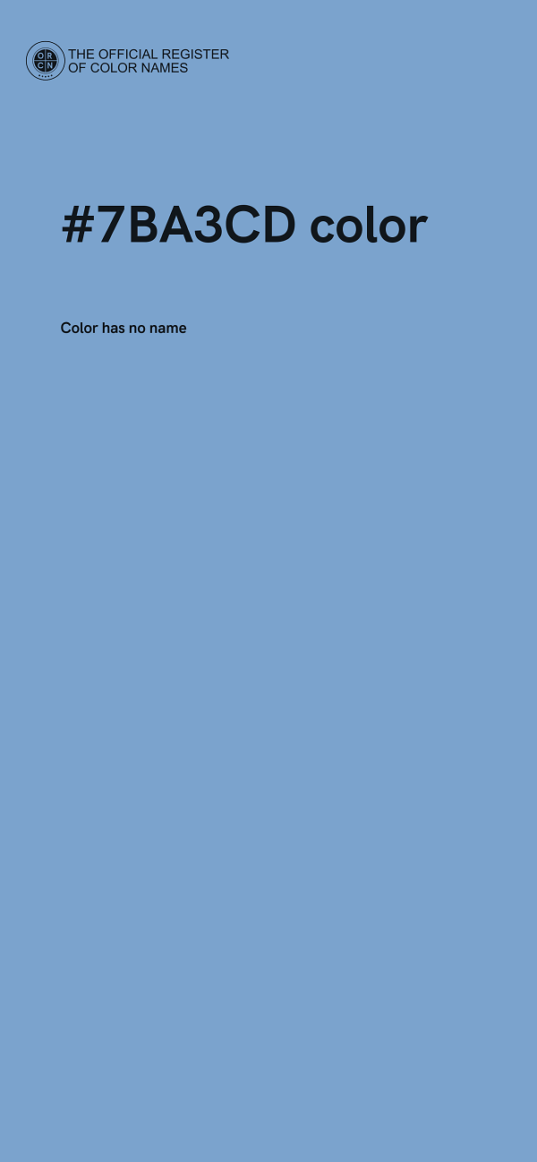#7BA3CD color image