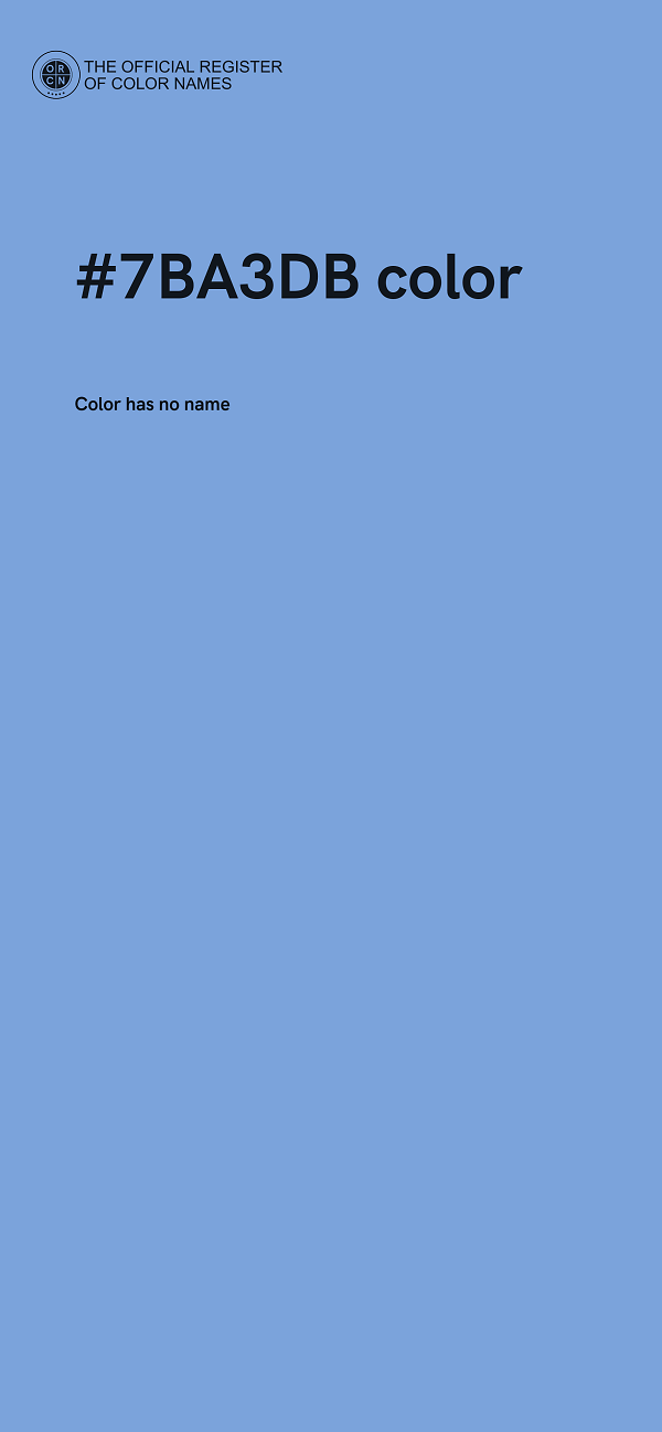 #7BA3DB color image