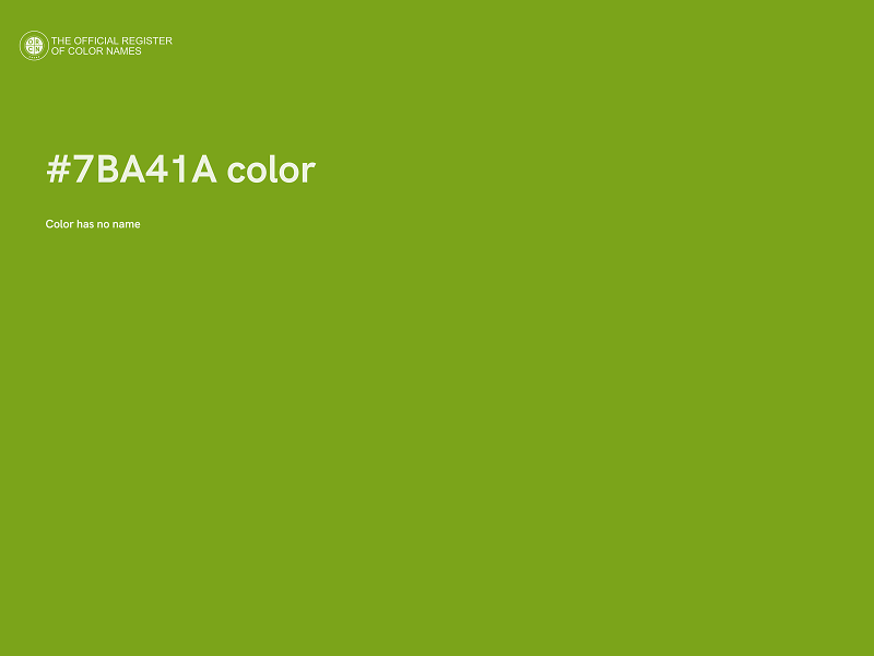 #7BA41A color image