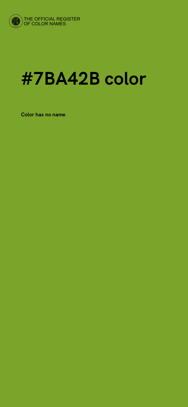 #7BA42B color image