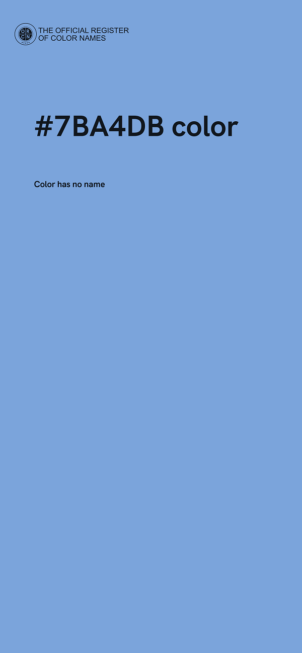#7BA4DB color image