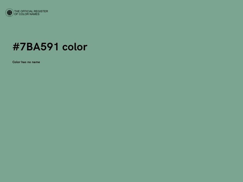 #7BA591 color image