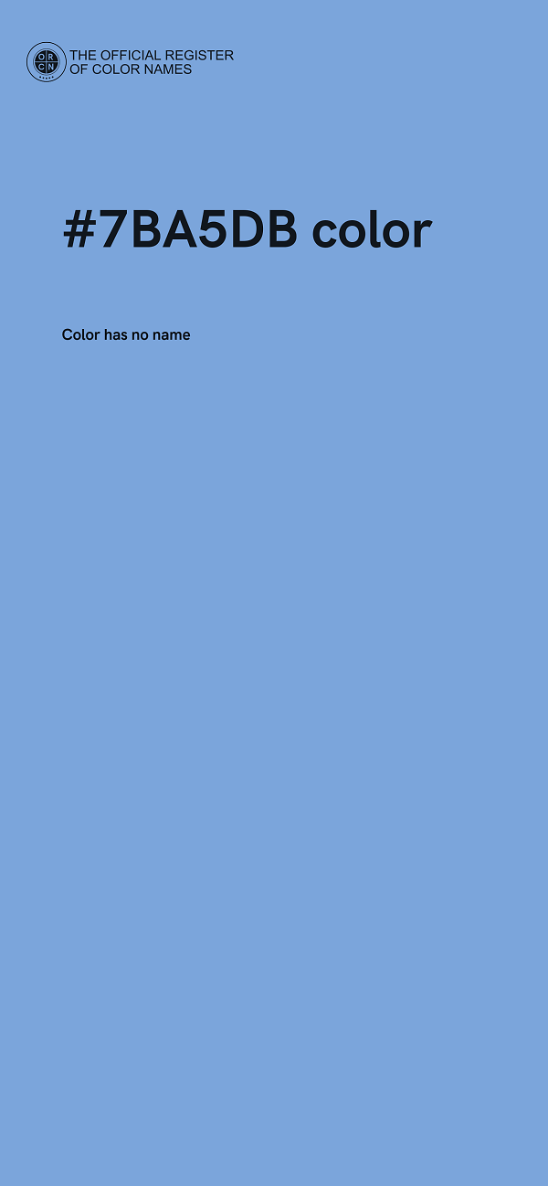 #7BA5DB color image
