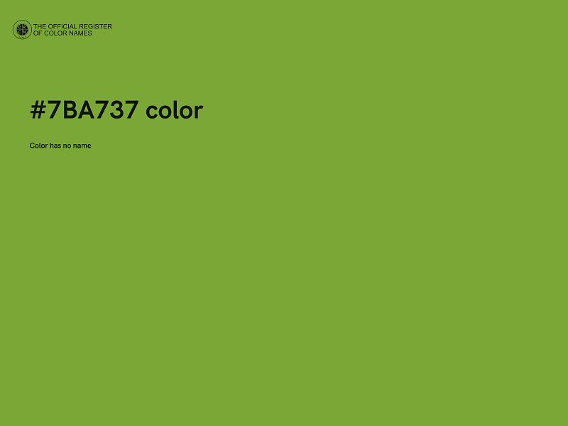 #7BA737 color image