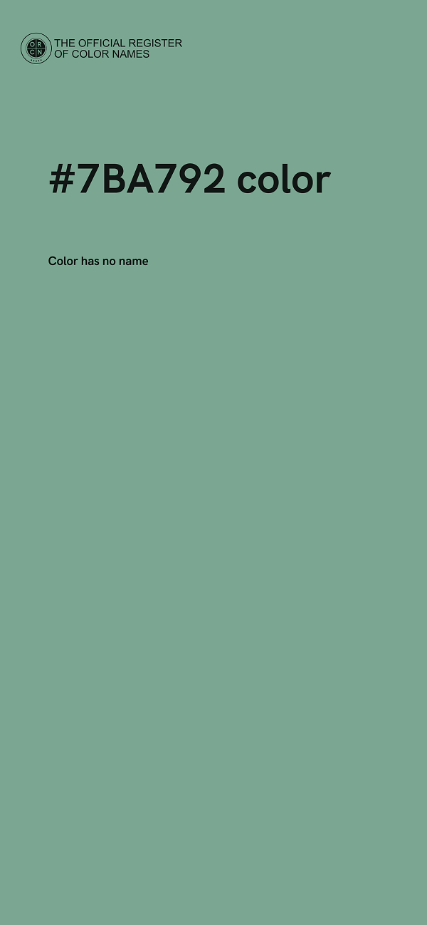 #7BA792 color image