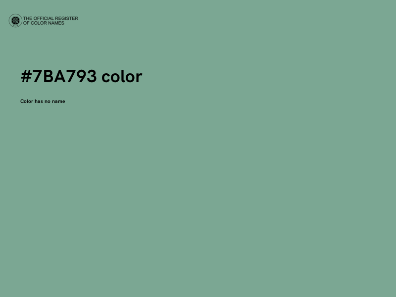 #7BA793 color image