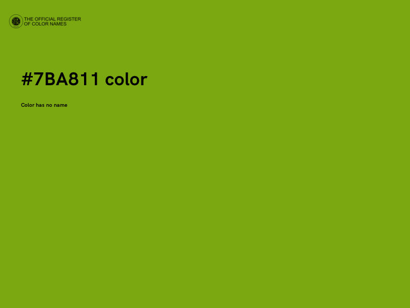 #7BA811 color image