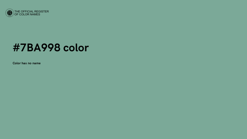 #7BA998 color image