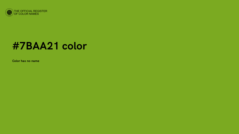 #7BAA21 color image