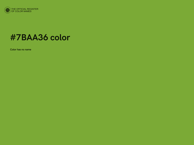 #7BAA36 color image