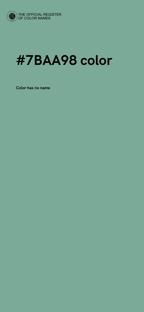 #7BAA98 color image