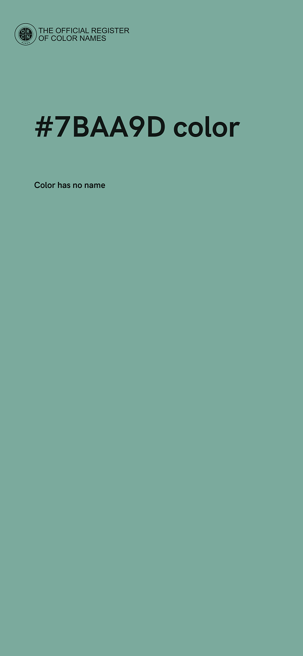 #7BAA9D color image