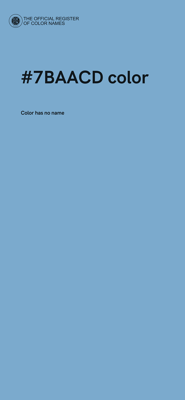 #7BAACD color image