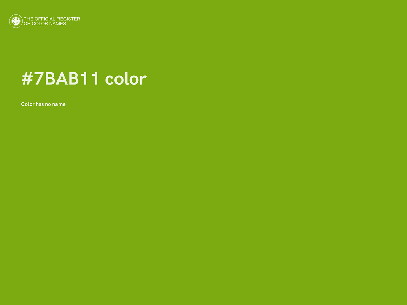 #7BAB11 color image