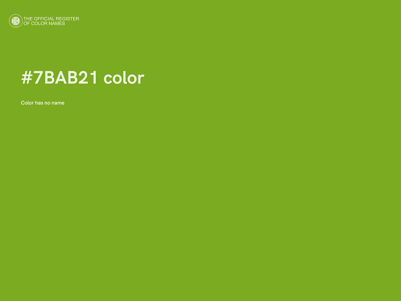 #7BAB21 color image