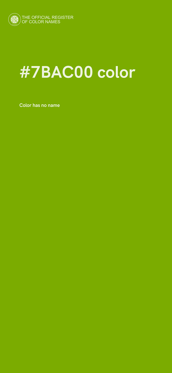 #7BAC00 color image
