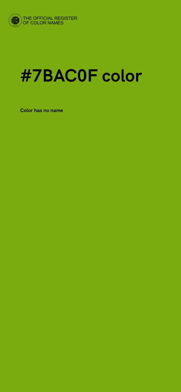 #7BAC0F color image