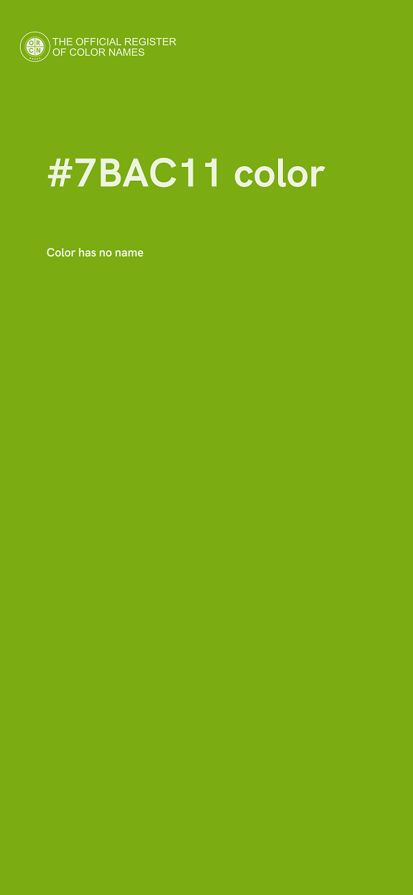 #7BAC11 color image