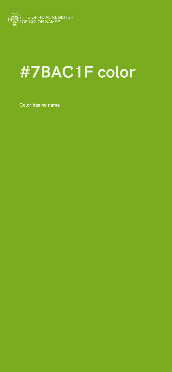 #7BAC1F color image