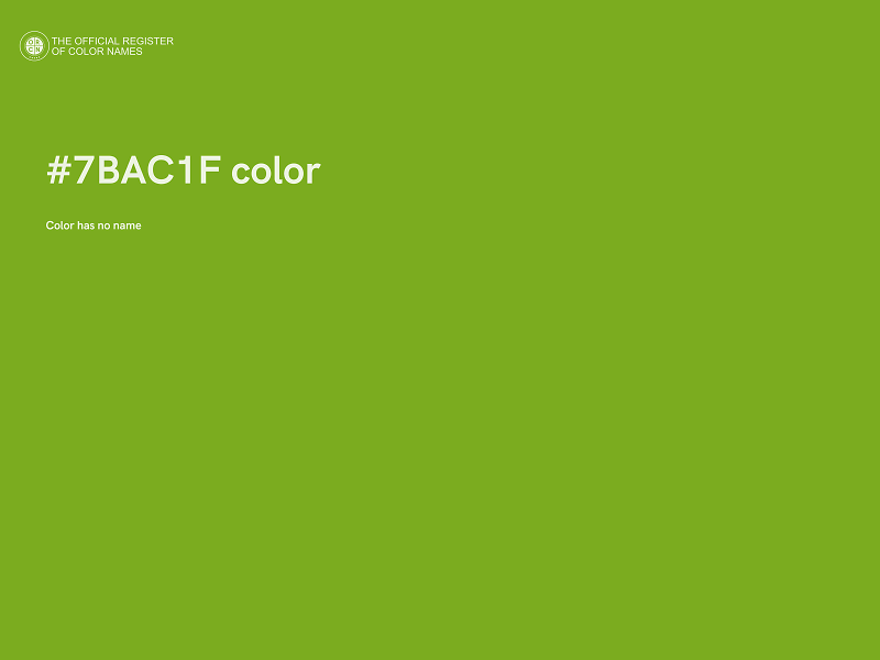 #7BAC1F color image