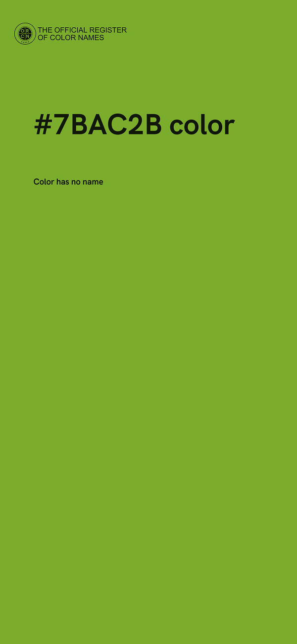 #7BAC2B color image