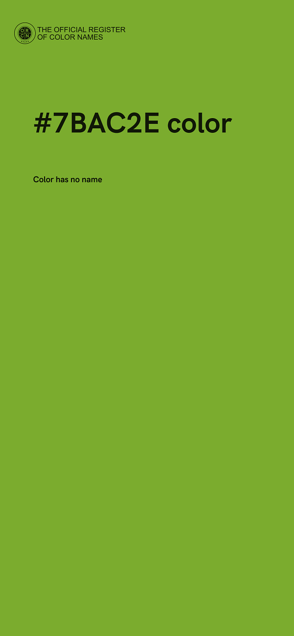 #7BAC2E color image