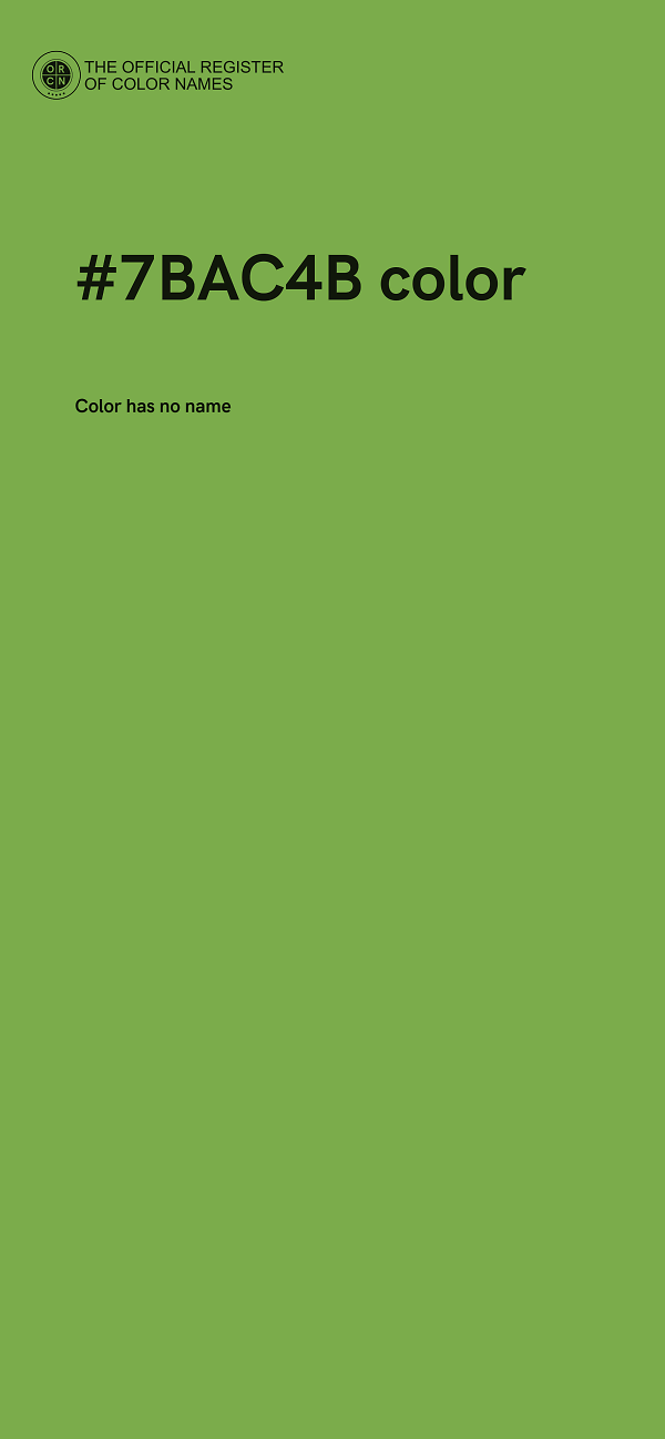 #7BAC4B color image