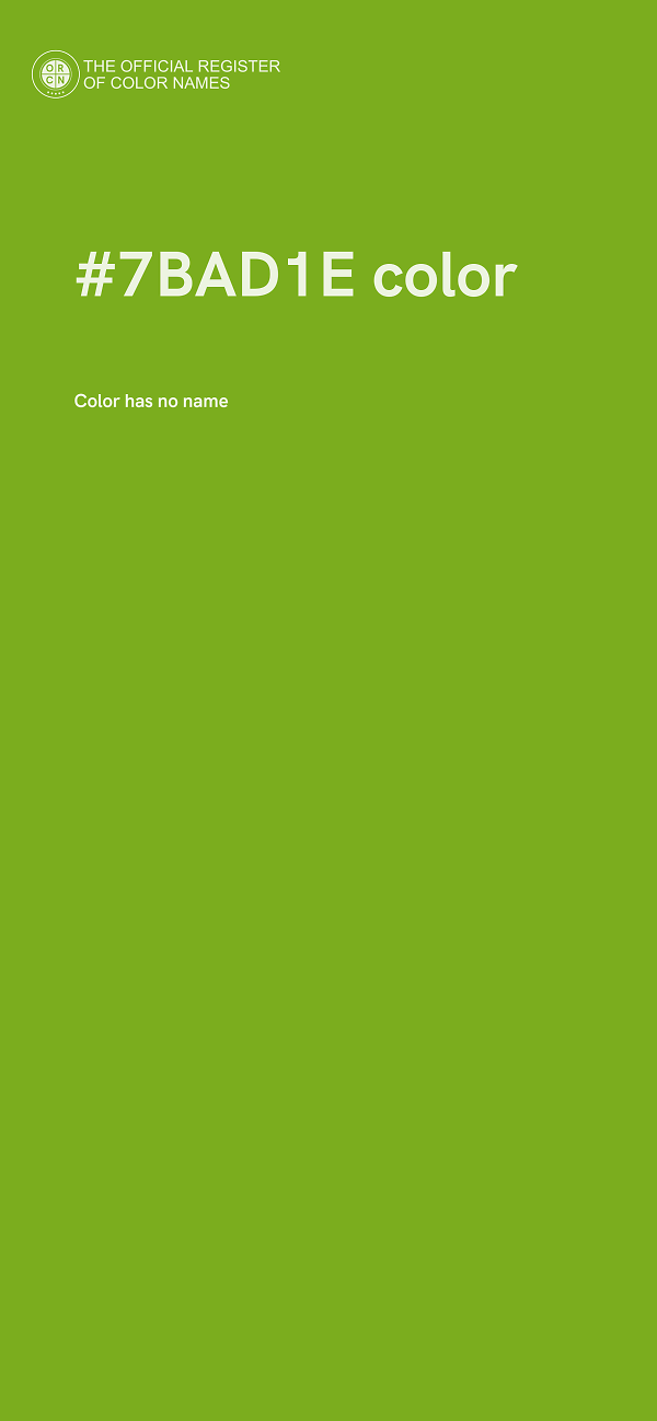 #7BAD1E color image
