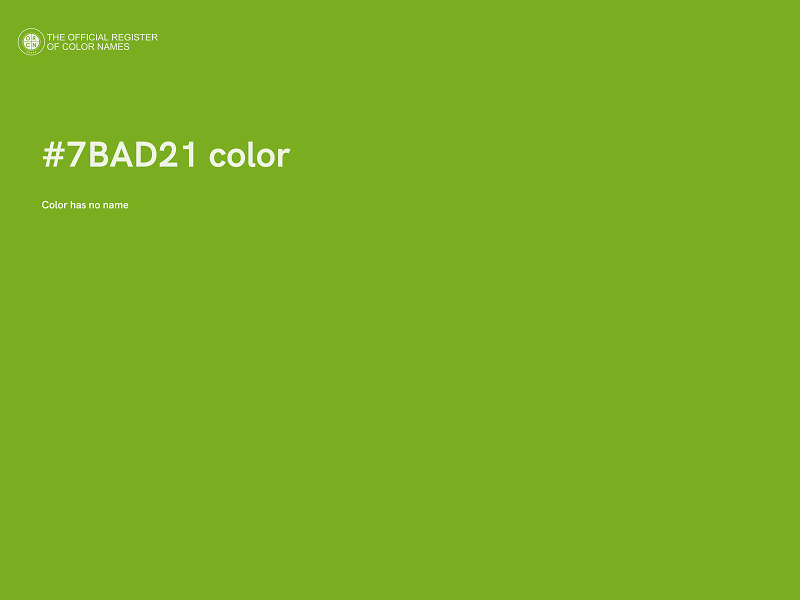 #7BAD21 color image