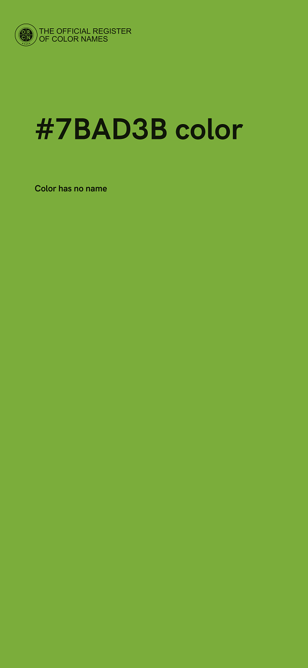 #7BAD3B color image