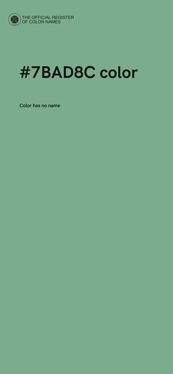 #7BAD8C color image